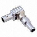 Elbow (90°) Push-pull self-locking connector compatible S series FLA plug