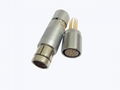 Metal push-pull self-locking connector Compatible F series plug 5