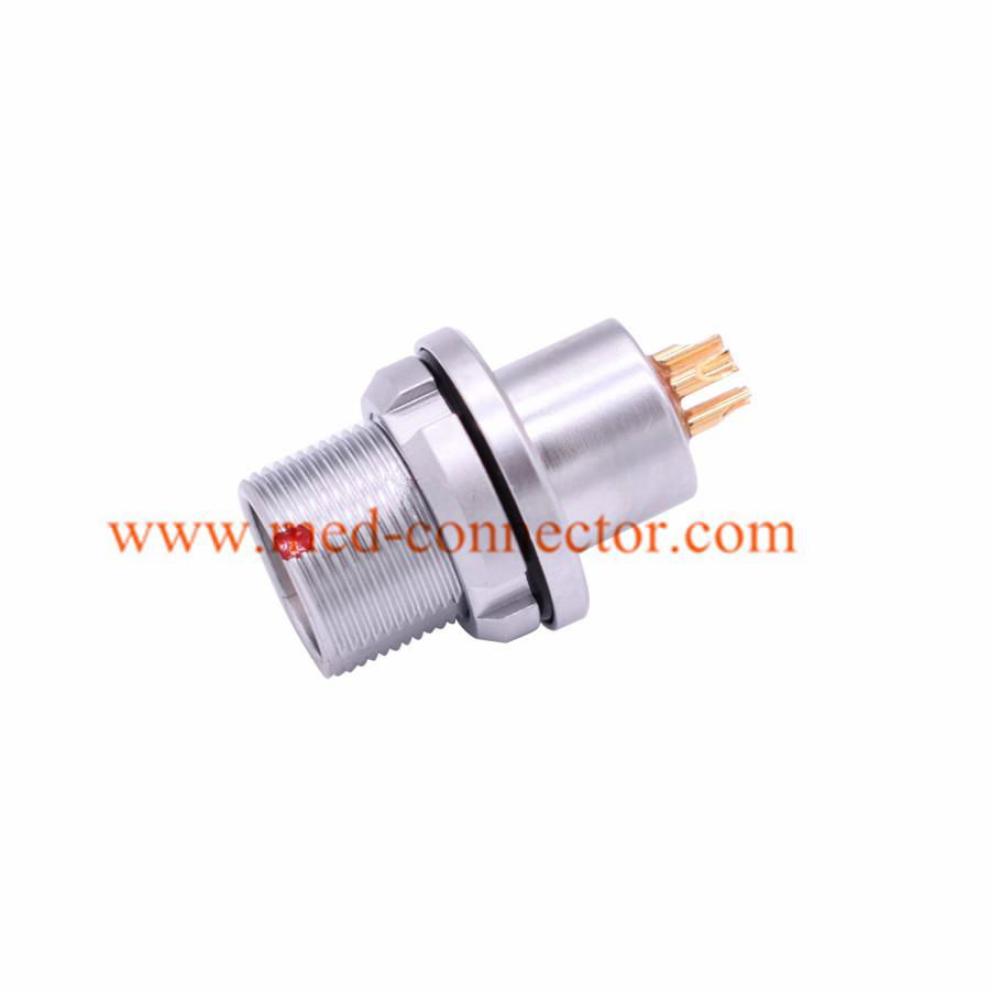 Metal socket Compatible HEG push-pull self-locking connector 