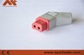 Compatible Nihon Kohden NIBP connector monito plug 3