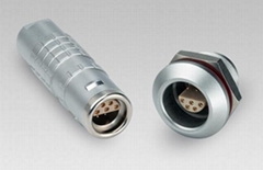 Metal plug Compatible FFA push-pull self-locking connector