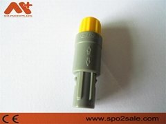 8pin60degree plastic push-pull self-locking connector 