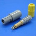 single notch 7p plastic push-pull connector medical connector