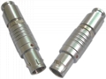 Metal push-pull self-locking connector