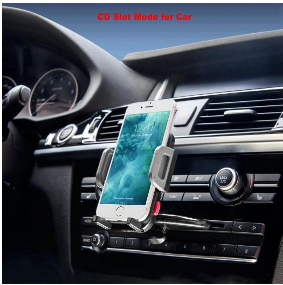 CD Slot Player + Air Vent Cell phone Universal Car Mount Holder Cradle 4