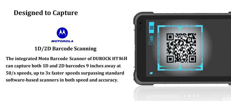 8 Inch IP67 Waterproof R   ed Windows Tablet with NFC 1D 2D Barcode Scanner 3