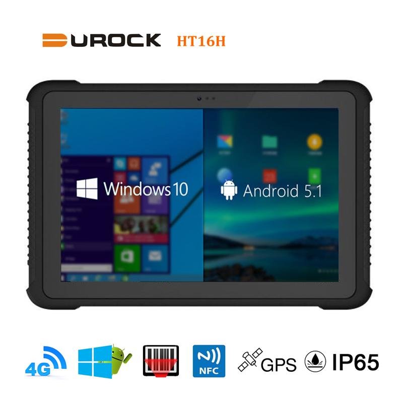 10.1 Inch R   ed Windows Tablet WIN10 with RS232 RJ45 LAN Industrial Computer