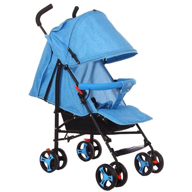 Colourful baby stroller for running with big wheels 2
