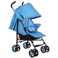 Colourful baby stroller for running with big wheels 2