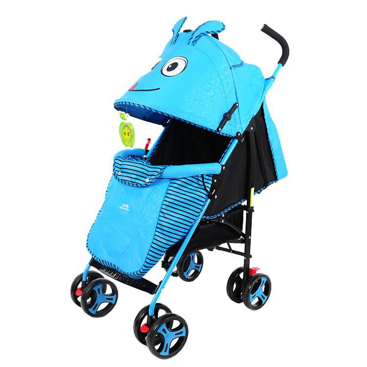 Colourful baby stroller for running with big wheels 5