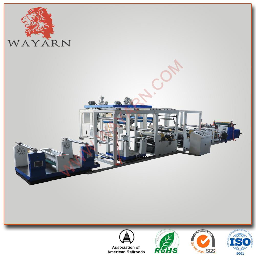 Hot sales LDPE PP EVA EAA extrusion coating machine extrusion laminating machine