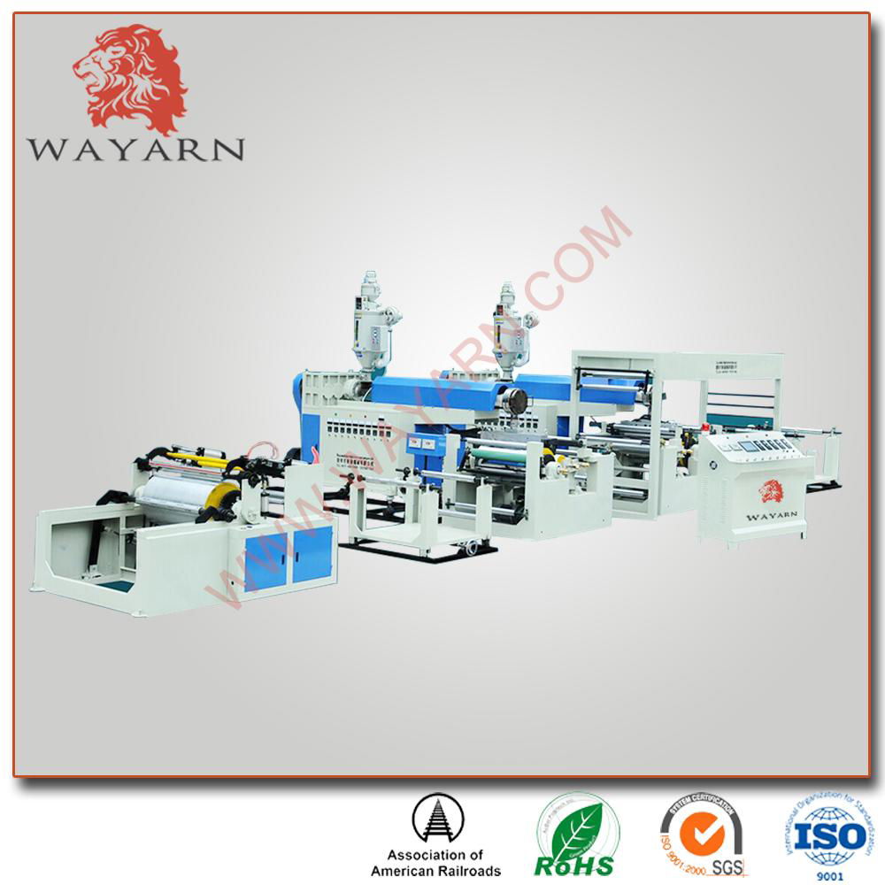 Hot sales LDPE PP EVA EAA extrusion coating machine extrusion laminating machine 5