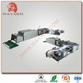 Automatic pp woven bag making machine include cutting sewing printing and collec 1