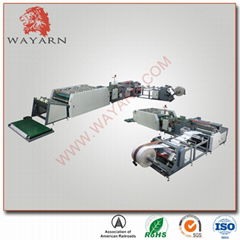 Automatic pp woven bag making machine