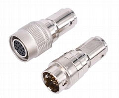 Push Pull Self Locking Plug 12pin for Industrial Connector