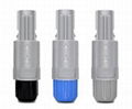 Plastic Push Pull Self-Latching Connector 2pin 3pin 3