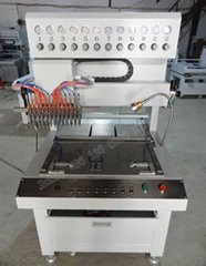 12 color factory sales pvc patch making machine, pvc dispensing machine