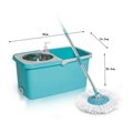 Press Type Stainless Steel 360°Rolling Magic Spin Mop