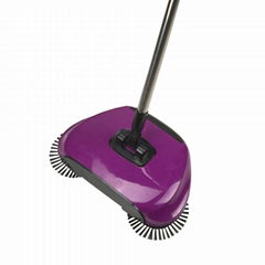 Hand Push Type Sweeping Machine Household Plastic Broom Dustpan Set