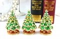 Metal Gifts Enamel Trinket Boxes Christmas Tree Decorative Box Small Jewerly Box 7