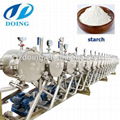 Automatic starch hydrocyclone separator