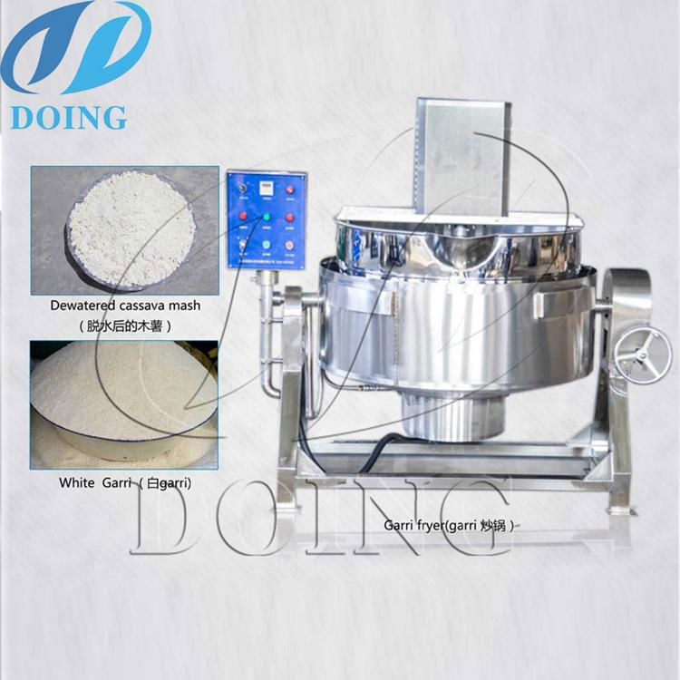  Automatic frying control system cassava garri fryer garri frying machine  4