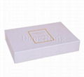 Flip Top White Pearl Paper Gift Box Manufacturer