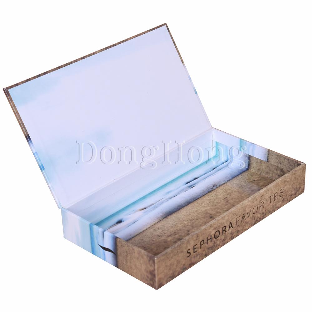 Flip Top White Pearl Paper Gift Box Manufacturer 2