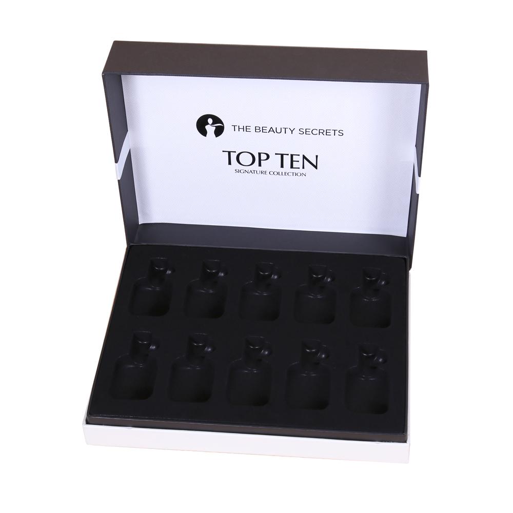 Flip Top White Pearl Paper Gift Box Manufacturer 5