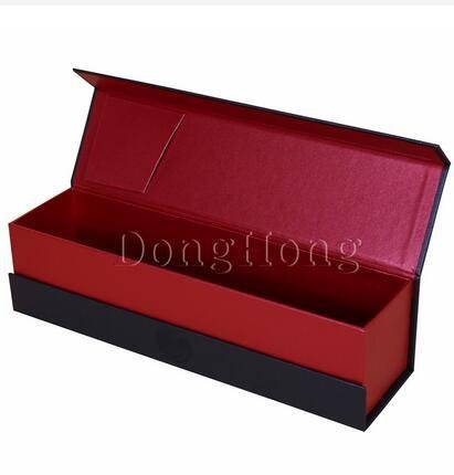 Magnetic Flip-top Pearl Paper Wine Boxes 2