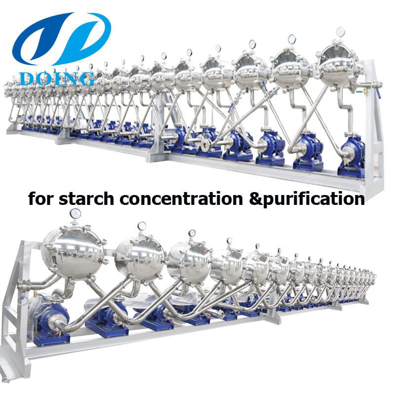 hydrocyclone separator for starch 2