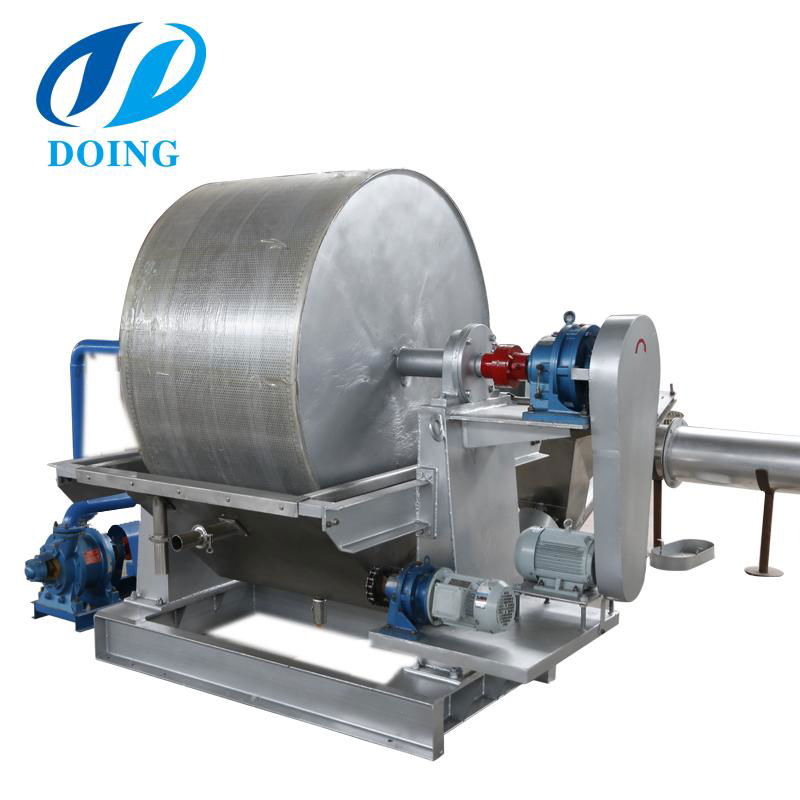 Starch dewatering machine