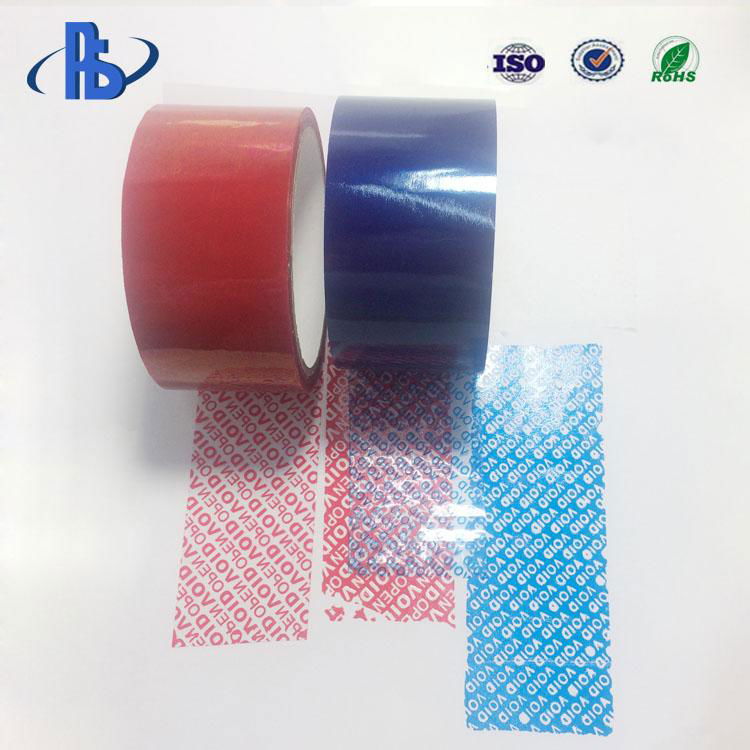 Great Quality VOID OPEN security bags tapes for carton or bags sealing