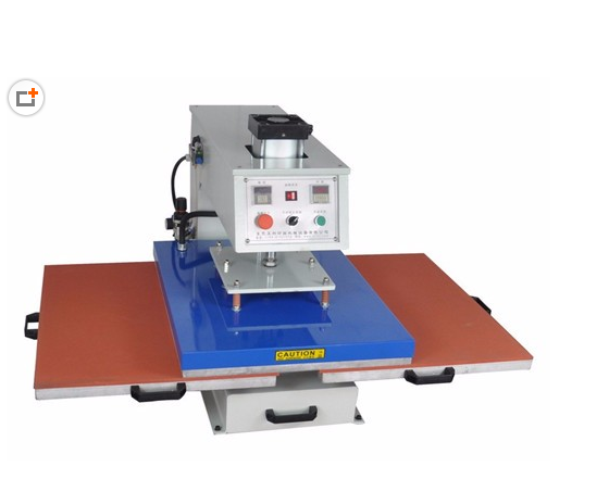 Pneumatic double-station stamping machine.