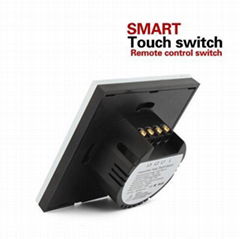 EU/UK Wireless remote control switch intelligent touch switch black