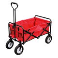 Beach Wagon Wheels Folding Sports Groceries Garden Utility Cart Outdoor Compact 1