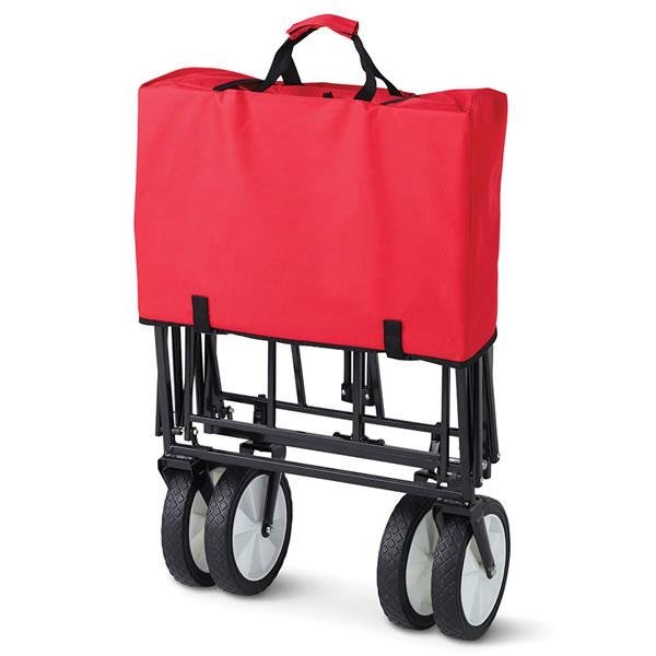 Beach Wagon Wheels Folding Sports Groceries Garden Utility Cart Outdoor Compact 2