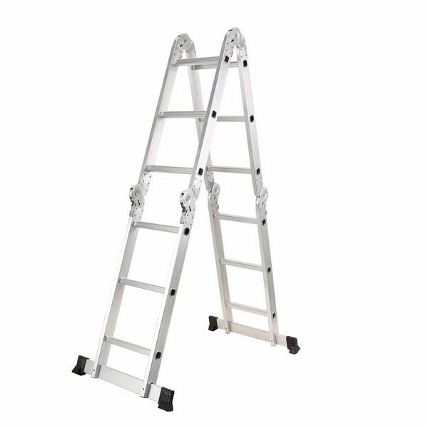 4X3 Aluminum multi purpose folding ladder (Small Hinge) 3