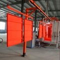 the best selling electric cabinet powder coating line 2