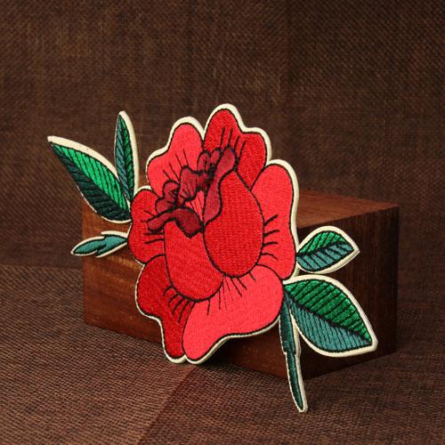 Flower Custom Embroidered Patches GSJJ (United States of America Manufacturer) Others