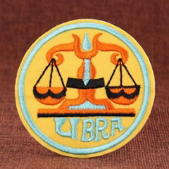 Libra Embroidered Patches 