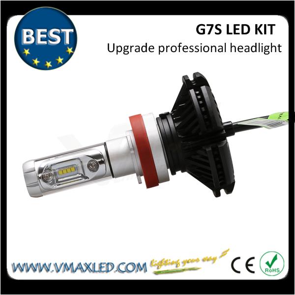 G7S-H11 Super Bright 5000LM Aluminum Metal Cooling LED Headlight