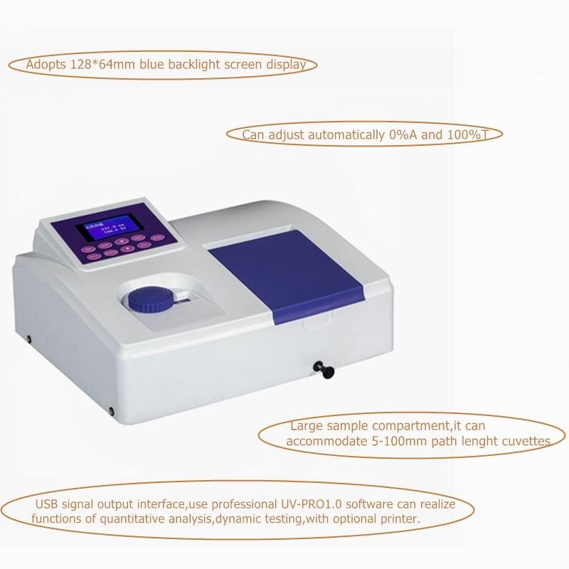 V1200 spectrophotometer price China 2
