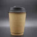 Dispsosable Double Wall Hot  Coffee paper cups 8oz 2