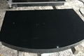  Polished Pearl Black Granite Fireplace with Hearth Insert 3