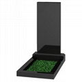 Ultra High Quality Pure Black Granite Headstone Without Dyes 1