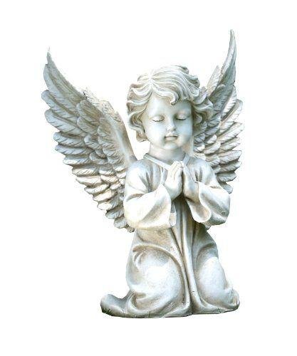 Hand-Carved Little Angel Sculpture for Garden Decoration 3