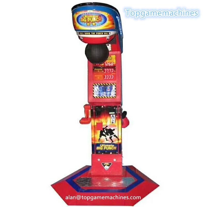 Coin Operated Indoor Amusement Park Arcade Boxing Punch Machine