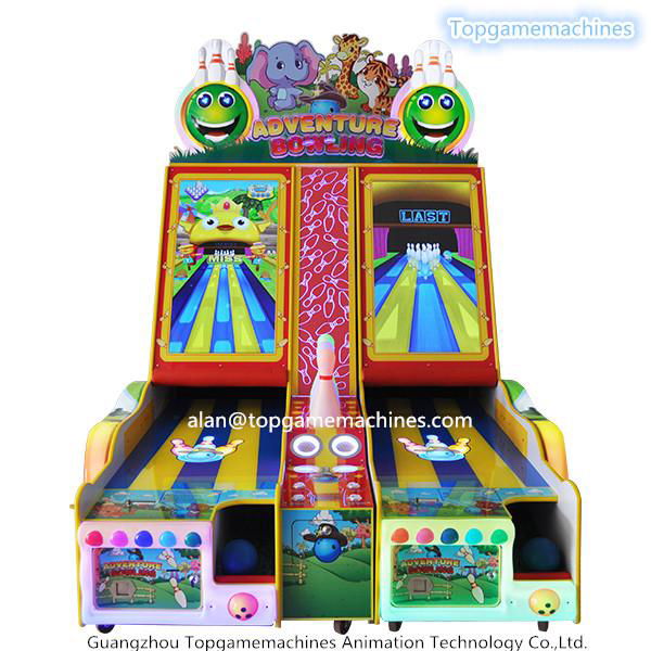 Cricket bowling arcade game machine mall games for kids redemption
