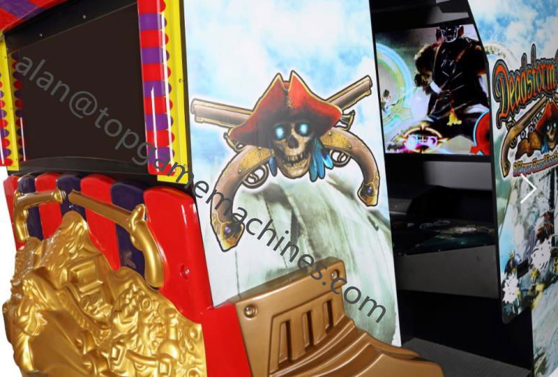 55'' inch adult shooting arcade game machine deadstorm pirates coin operated vid 2